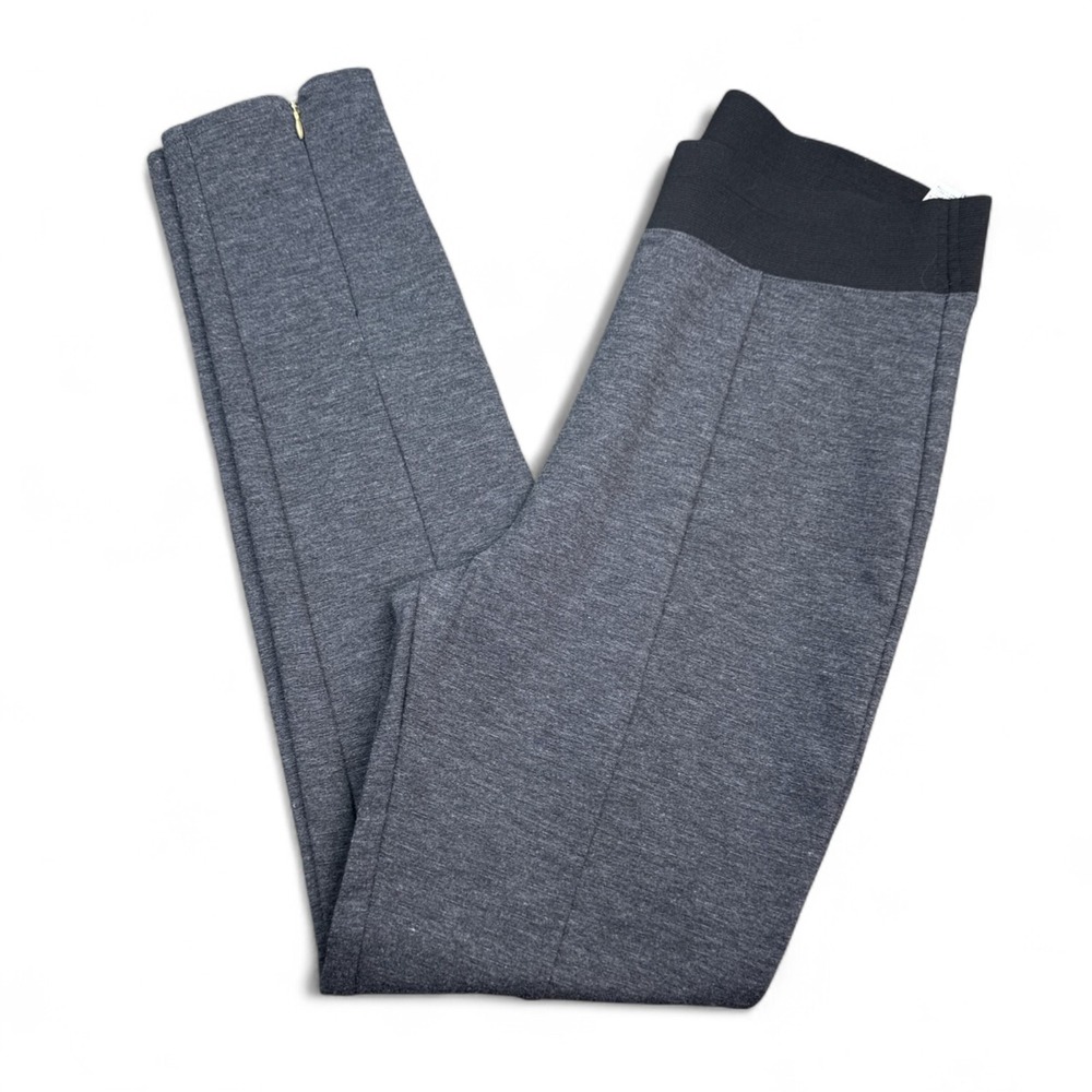 Banana Republic Pull On Dress Pants Womens Size Small Gray Skinny Fit Casual